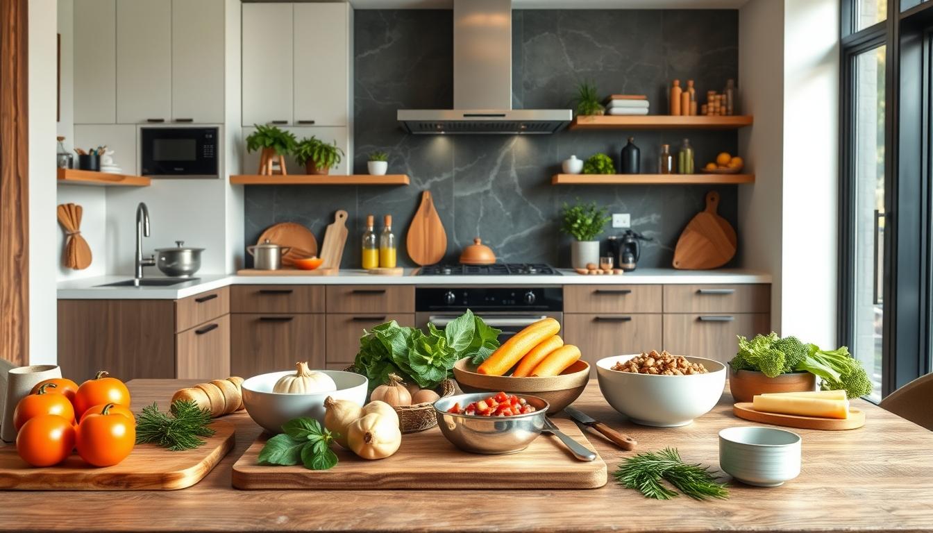 Fresh seasonal cooking dish